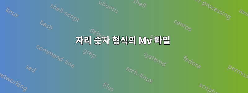 2자리 숫자 형식의 Mv 파일