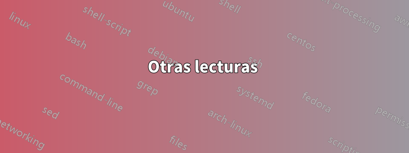 Otras lecturas