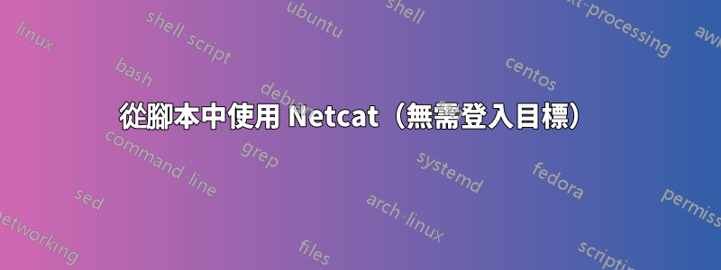 從腳本中使用 Netcat（無需登入目標）
