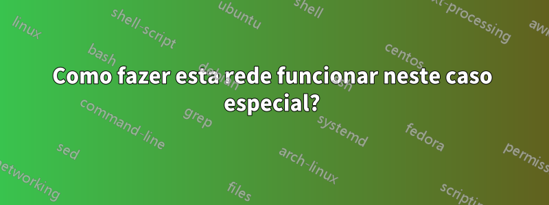 Como fazer esta rede funcionar neste caso especial?