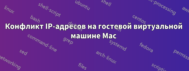 Конфликт IP-адресов на гостевой виртуальной машине Mac