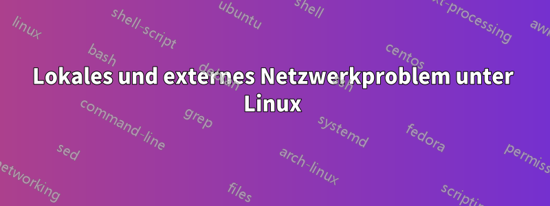 Lokales und externes Netzwerkproblem unter Linux