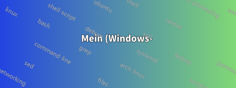 Mein (Windows-)PC zeigt mir nach einem Stromausfall den schwarzen Bildschirm des Todes an