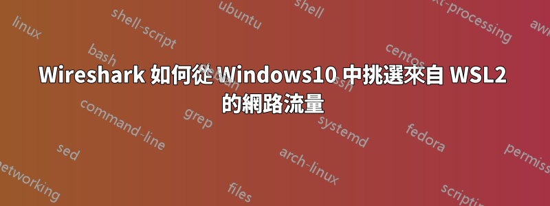 Wireshark 如何從 Windows10 中挑選來自 WSL2 的網路流量