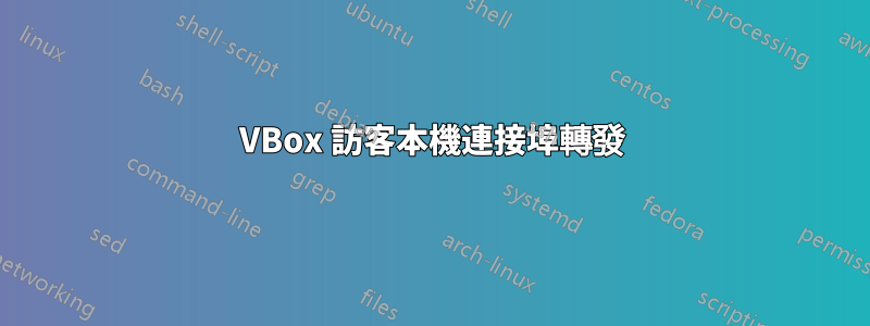 VBox 訪客本機連接埠轉發