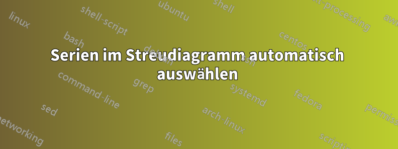 Serien im Streudiagramm automatisch auswählen