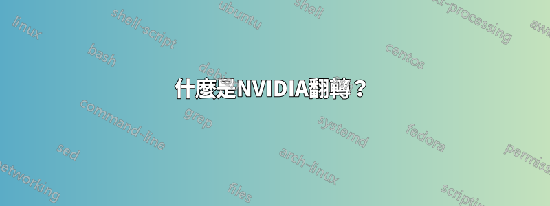 什麼是NVIDIA翻轉？