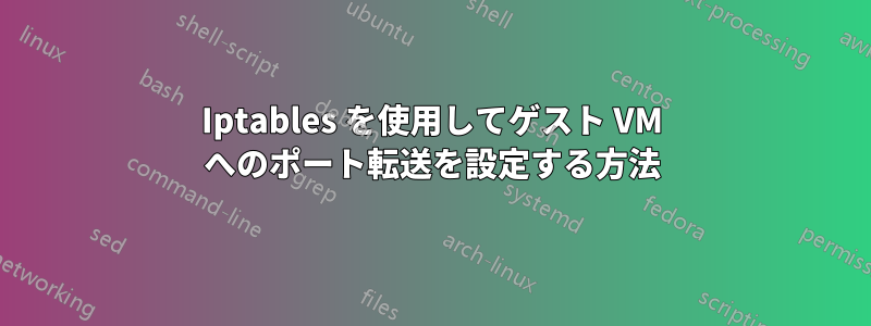 Iptables を使用してゲスト VM へのポート転送を設定する方法