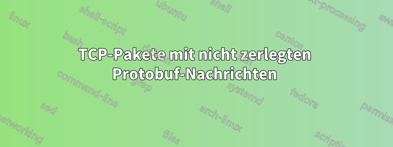 TCP-Pakete mit nicht zerlegten Protobuf-Nachrichten