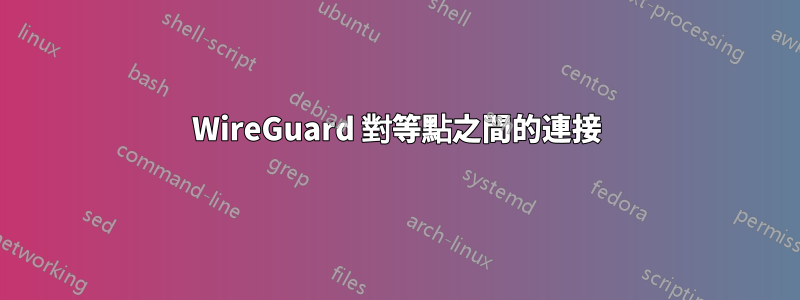 WireGuard 對等點之間的連接