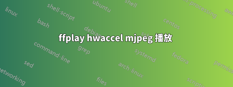 ffplay hwaccel mjpeg 播放
