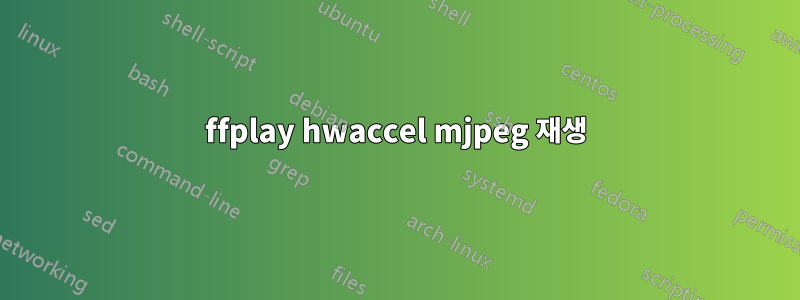 ffplay hwaccel mjpeg 재생