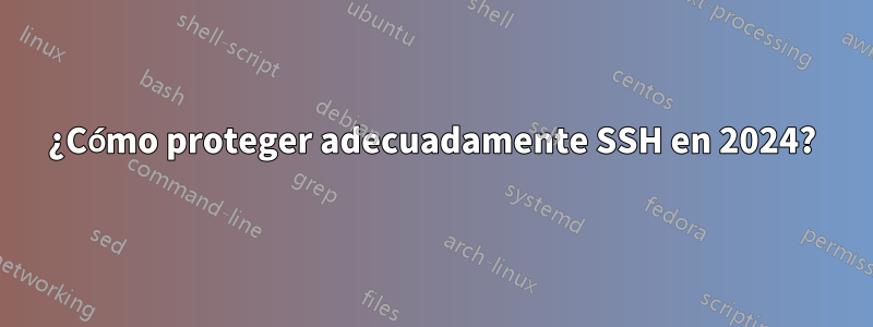 ¿Cómo proteger adecuadamente SSH en 2024?