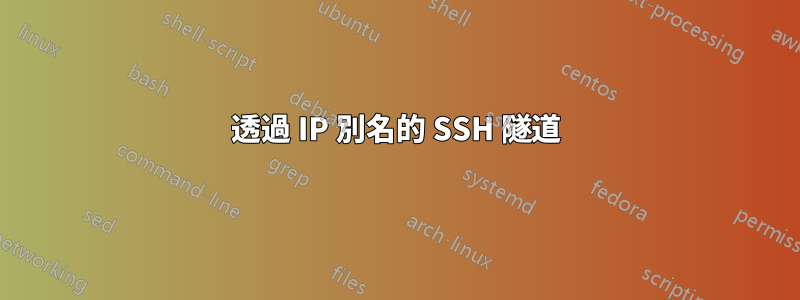 透過 IP 別名的 SSH 隧道