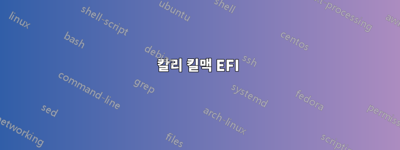 칼리 킬맥 EFI