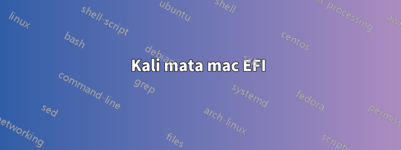 Kali mata mac EFI