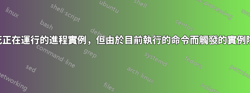 殺死正在運行的進程實例，但由於目前執行的命令而觸發的實例除外