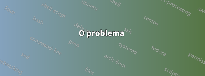 O problema