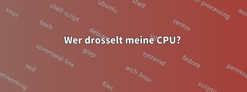 Wer drosselt meine CPU?