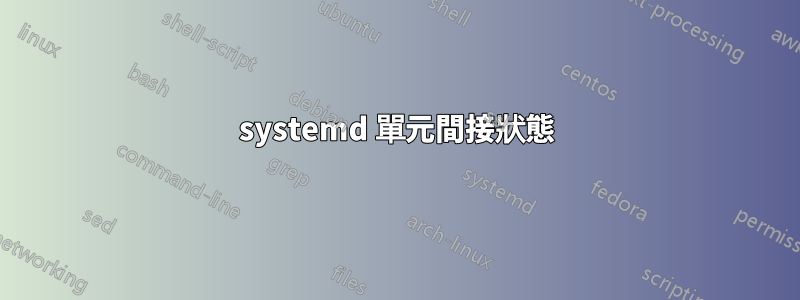 systemd 單元間接狀態