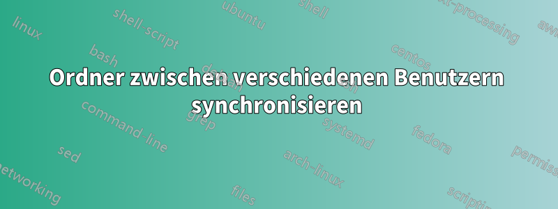 Ordner zwischen verschiedenen Benutzern synchronisieren