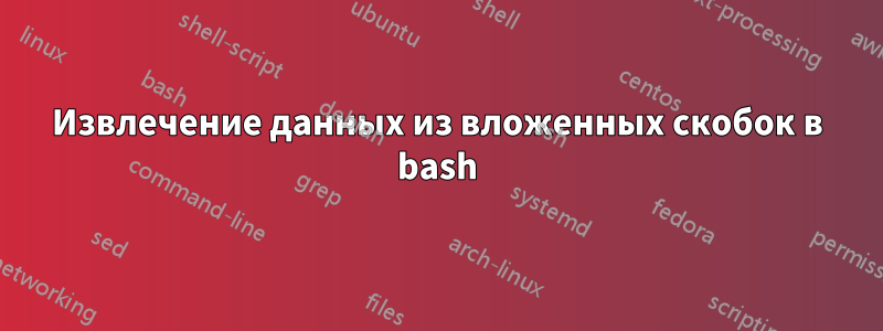 Извлечение данных из вложенных скобок в bash