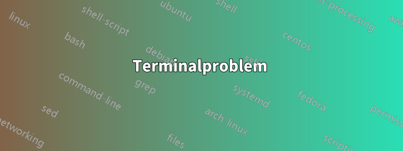 Terminalproblem