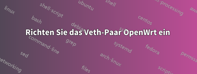 Richten Sie das Veth-Paar OpenWrt ein