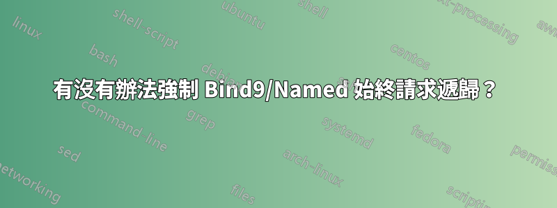 有沒有辦法強制 Bind9/Named 始終請求遞歸？
