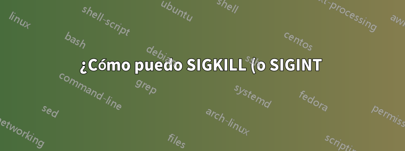 ¿Cómo puedo SIGKILL (o SIGINT) todos los procesos al cerrar una sesión tmux?