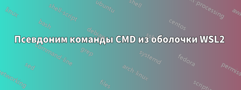 Псевдоним команды CMD из оболочки WSL2