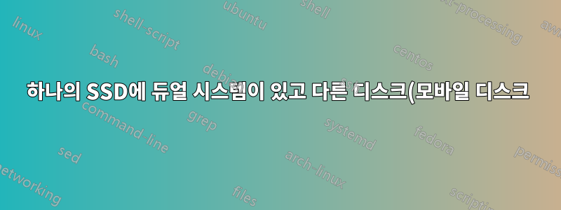 하나의 SSD에 듀얼 시스템이 있고 다른 디스크(모바일 디스크)에 설치된 Ubuntu로 부팅하지 못했습니다.