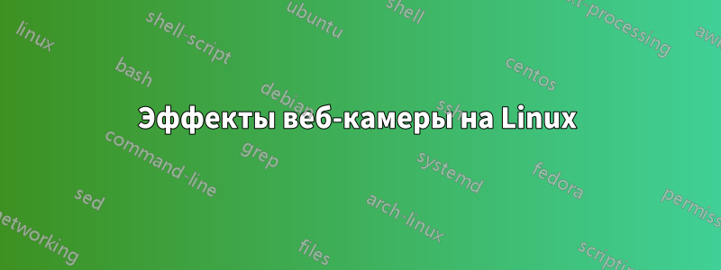 Эффекты веб-камеры на Linux