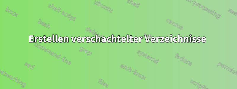 Erstellen verschachtelter Verzeichnisse