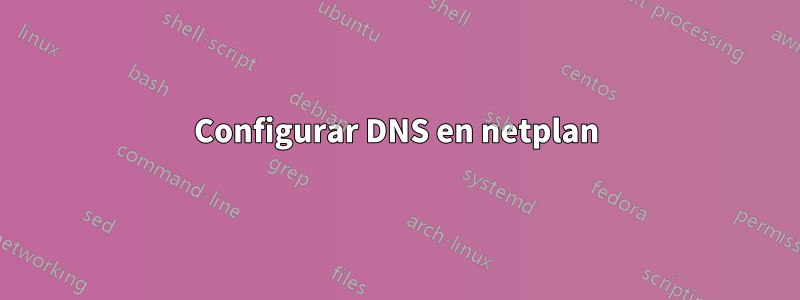 Configurar DNS en netplan