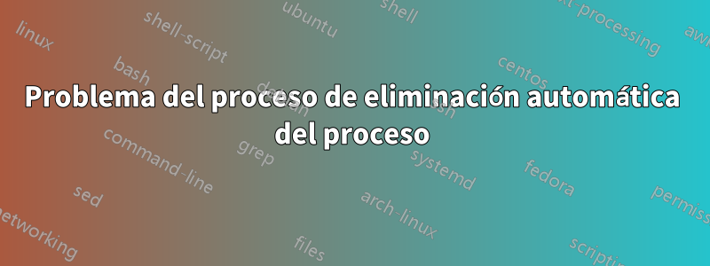 Problema del proceso de eliminación automática del proceso