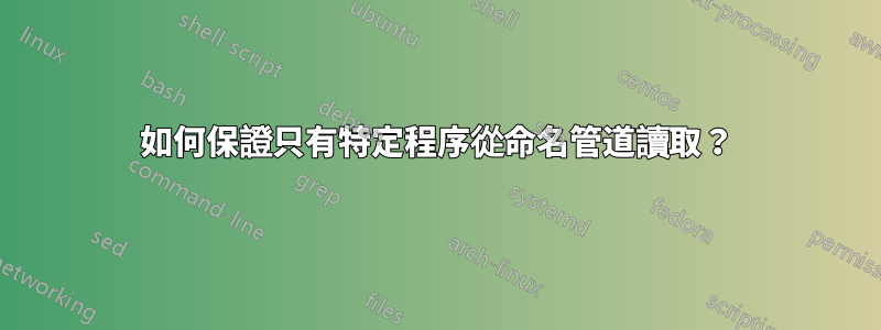 如何保證只有特定程序從命名管道讀取？