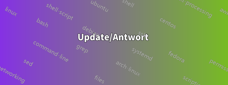 Update/Antwort