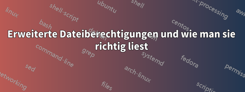 Erweiterte Dateiberechtigungen und wie man sie richtig liest