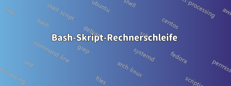 Bash-Skript-Rechnerschleife