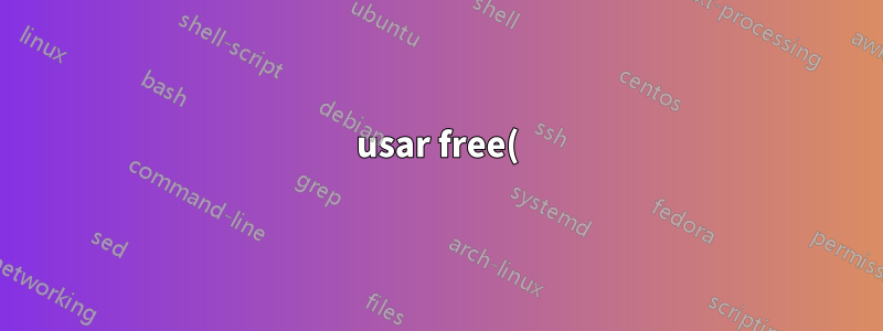 usar free() em um bloco sempre elimina os mapeamentos entre sua memória virtual e sua memória física?