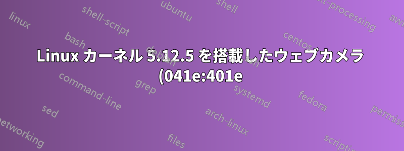 Linux カーネル 5.12.5 を搭載したウェブカメラ (041e:401e) を持っていますが、このウェブカメラは時代遅れでしょうか?