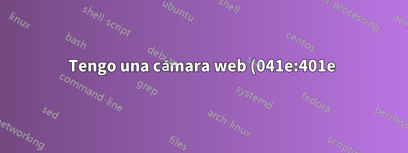 Tengo una cámara web (041e:401e) con kernel Linux 5.12.5; ¿La cámara web está obsoleta?