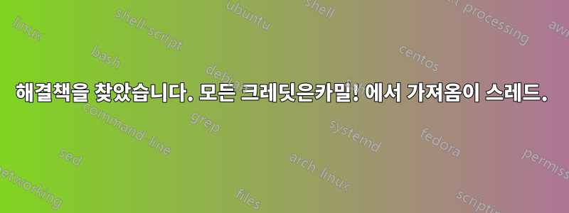 해결책을 찾았습니다. 모든 크레딧은카밀! 에서 가져옴이 스레드.