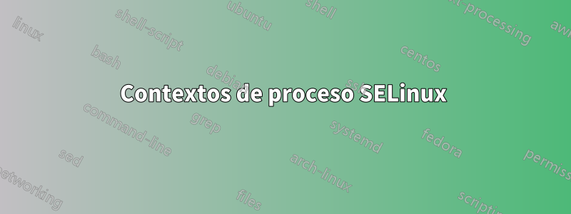 Contextos de proceso SELinux