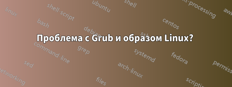 Проблема с Grub и образом Linux?