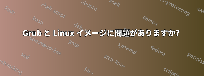 Grub と Linux イメージに問題がありますか?