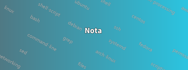 Nota