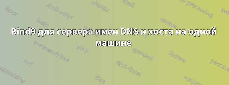 Bind9 для сервера имен DNS и хоста на одной машине