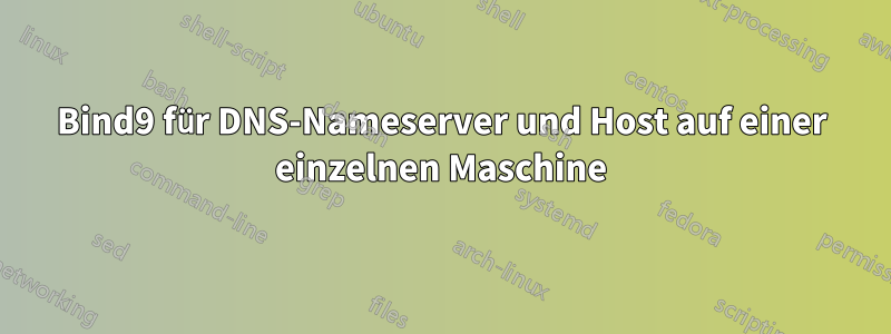 Bind9 für DNS-Nameserver und Host auf einer einzelnen Maschine